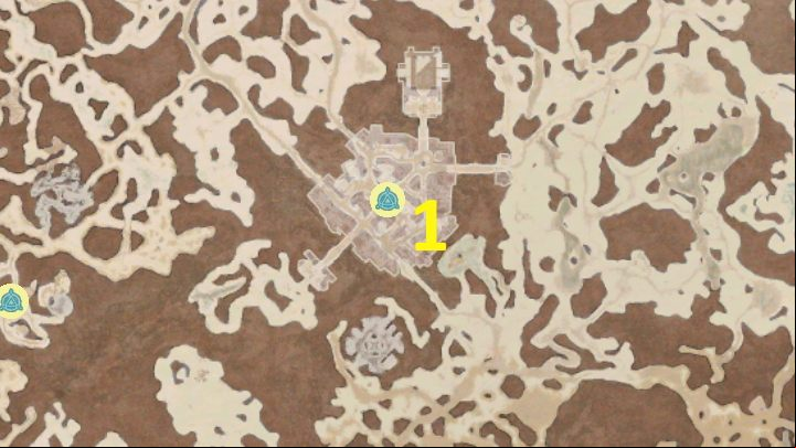 1 - Diablo 4: Waypoints map - Fractured Peaks - Waypoints - Diablo 4 Guide