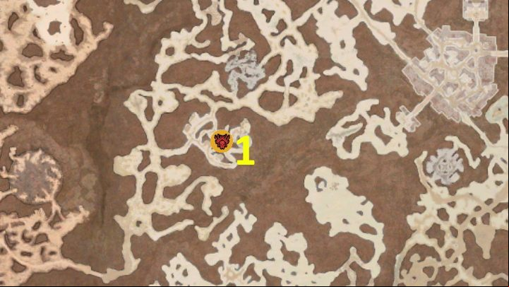 1 - Diablo 4: Strongholds map - Fractured Peaks - Strongholds - Diablo 4 Guide