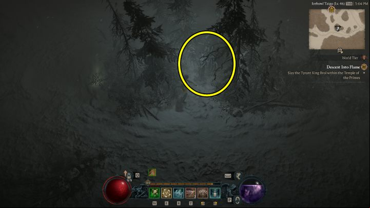 Altar #1 is west of Nevesk - Diablo 4: Altars of Lilith map - Fractured Peaks - Altars of Lilith - Diablo 4 Guide