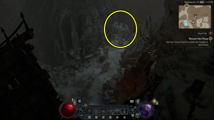 Altar #8 is available only after recapturing the Stronghold - Diablo 4: Altars of Lilith map - Fractured Peaks - Altars of Lilith - Diablo 4 Guide