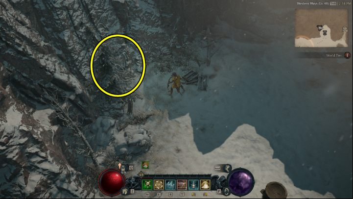 Altar #10 is north of Menestad - Diablo 4: Altars of Lilith map - Fractured Peaks - Altars of Lilith - Diablo 4 Guide