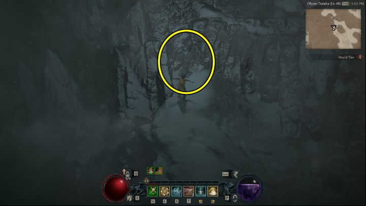 Altar #15 is northeast of Kyovashad - Diablo 4: Altars of Lilith map - Fractured Peaks - Altars of Lilith - Diablo 4 Guide