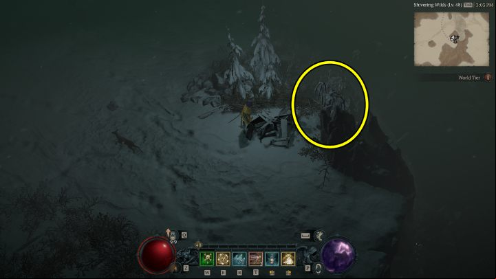 Altar #17 is near the Malnok Stronghold - Diablo 4: Altars of Lilith map - Fractured Peaks - Altars of Lilith - Diablo 4 Guide