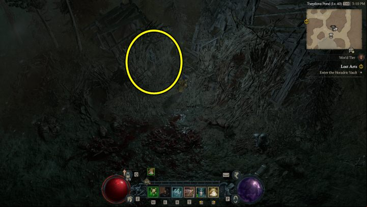 Altar #23 is in the eastern part of this region - Diablo 4: Altars of Lilith map - Fractured Peaks - Altars of Lilith - Diablo 4 Guide