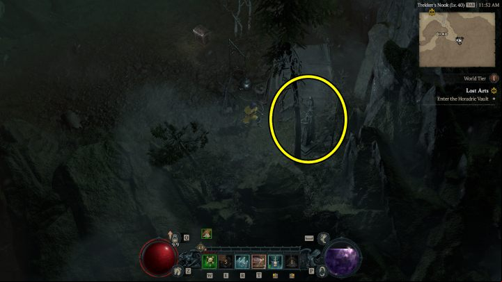 Altar #24 is located south-east of the Yelesna settlement - Diablo 4: Altars of Lilith map - Fractured Peaks - Altars of Lilith - Diablo 4 Guide