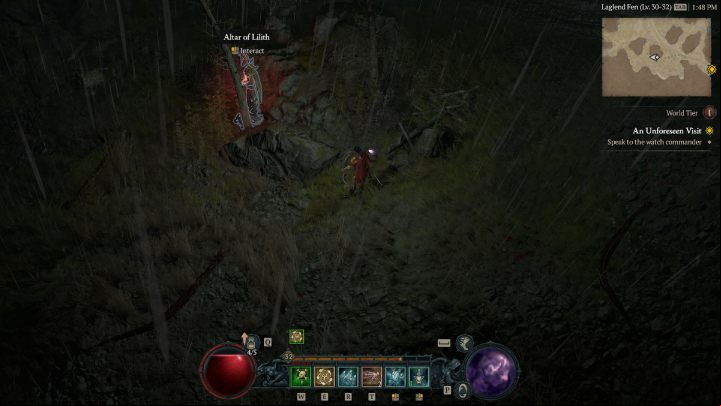 Altar #34 can be found a bit behind the road leading to the Fractured Peaks - Diablo 4: Altars of Lilith - Scosglen - Altars of Lilith - Diablo 4 Guide