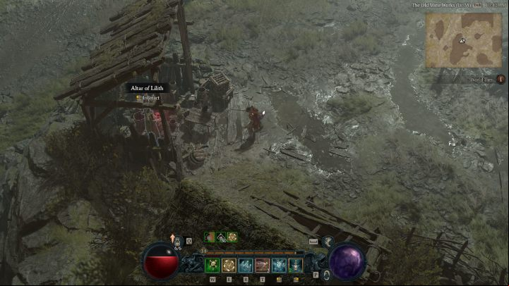 Altar #26 is hidden in an abandoned wooden structure in the center of Northshore - Diablo 4: Altars of Lilith - Scosglen - Altars of Lilith - Diablo 4 Guide