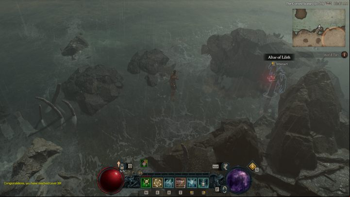 Altar #24 is also in the northern part of the map above the Frozen Sea, in a dead end between the rocks - Diablo 4: Altars of Lilith - Scosglen - Altars of Lilith - Diablo 4 Guide