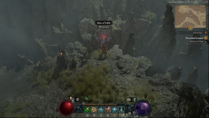 Altar #1 is located in the northern part of the map, near the Apex of Misery main quest - Diablo 4: Altars of Lilith - Scosglen - Altars of Lilith - Diablo 4 Guide