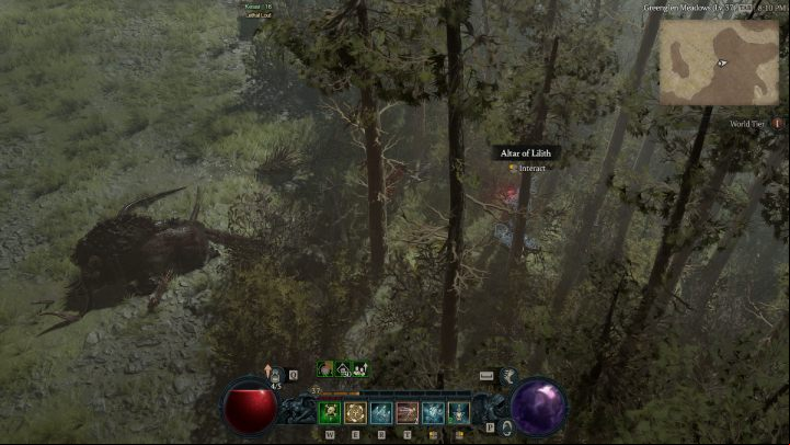 Altar #16 can be found near the road leading to The Downs - Diablo 4: Altars of Lilith - Scosglen - Altars of Lilith - Diablo 4 Guide