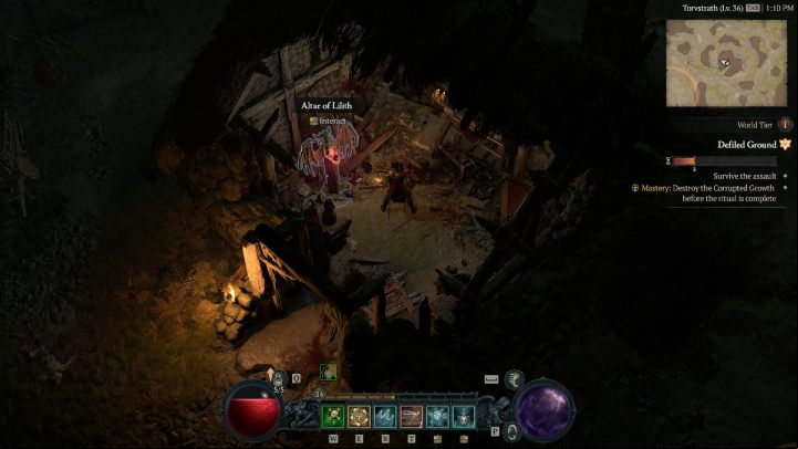 Altar #20 is located between the Domhainne Tunnels and Luban's Rest dungeons - Diablo 4: Altars of Lilith - Scosglen - Altars of Lilith - Diablo 4 Guide