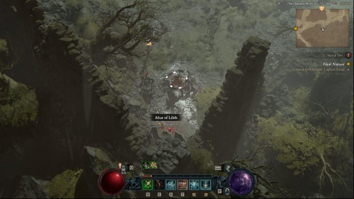 Altar #15 can be found in a dead end near the road leading to the Highland Wilds area - Diablo 4: Altars of Lilith - Scosglen - Altars of Lilith - Diablo 4 Guide