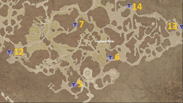 There are 6 Altars to discover in the Highland Wilds - Diablo 4: Altars of Lilith - Scosglen - Altars of Lilith - Diablo 4 Guide