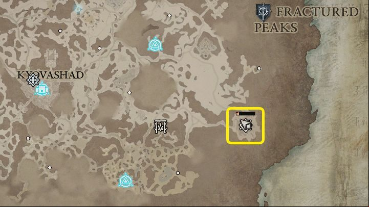 Ashava appears in The Crucible, in Fractured Peaks, in the place marked in the picture above - Diablo 4: How to defeat boss Ashava the Pestilent? - Bosses - Diablo 4 Guide
