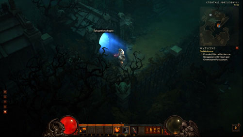 You must check three Defiled Crypts - A Shattered Crown - Quests - Diablo III Game Guide