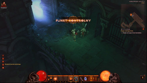 Keep heading forward until youve located a ageway leading to the Crypt of the Skeleton King - Reign of the Black King - Quests - Diablo III Game Guide