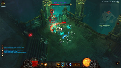 The Skeleton King is constantly summoning the Returned (stronger skeletons) and the Forgotten Soldiers (skeletons with shields) - Reign of the Black King - Quests - Diablo III Game Guide