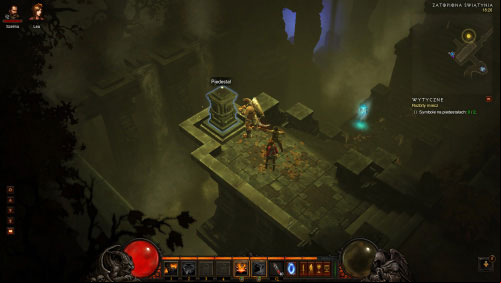 Return to the Festering Woods, locate a waypoint mentioned earlier in the text and once youve found it use it to travel to the Drowned Temple - The Broken Blade - Quests - Diablo III Game Guide