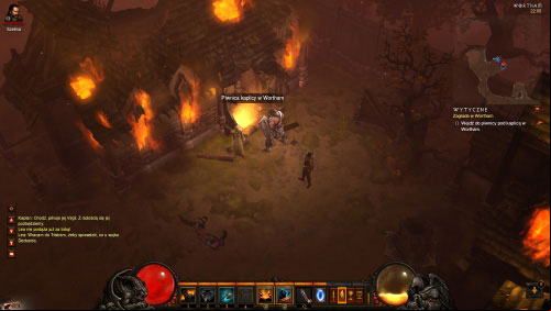 Leah will decide to return to New Tristram and you will have to enter the Wortham Chapel Cellar (the entrance can be found on the side of the chapel) - The Doom in Wortham - Quests - Diablo III Game Guide