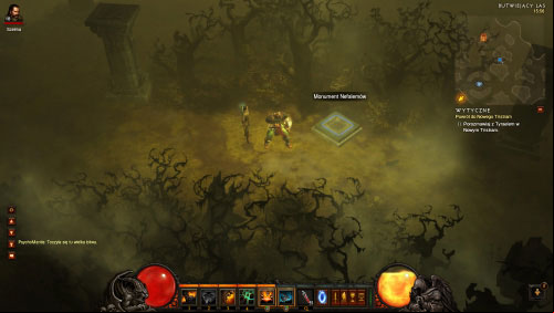 While exploring the Festering Woods you may find one more thing and that is a Nefalem monument - An Endless War - Events - Diablo III Game Guide