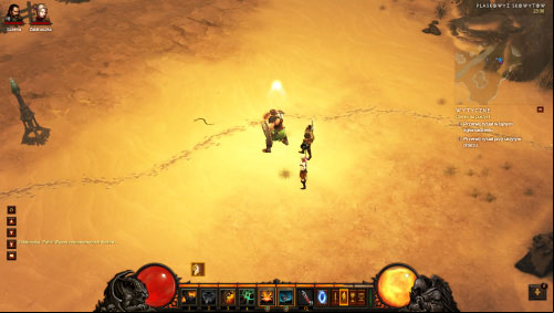 Your objective is to locate entrances to two locations - to a Secret Altar and to a Hidden Conclave - Shadows in the Desert - Quests - Diablo III Game Guide