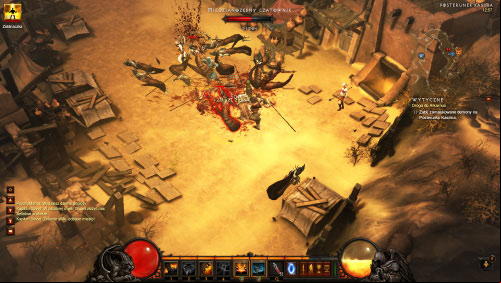 Go back outside to witness a battle taking place - The Road to Alcarnus - Quests - Diablo III Game Guide
