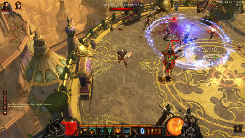 The demons are being called by four Demon Summoners, so while fighting the beasts you must also about destroying the summoners sooner later than later, preventing more monsters from showing up - A Royal Audience - Quests - Diablo III Game Guide