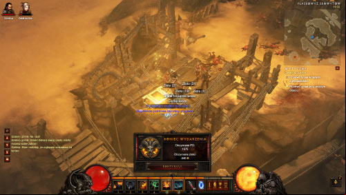 The event will end after youve won the battle and youll have chance to take treasures from a golden chest - A Miners Gold - Events - Diablo III Game Guide