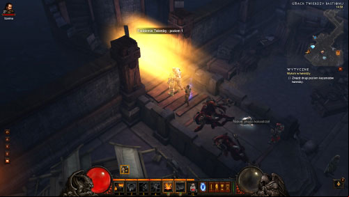 Find the jeweler and approach a ageway located next to him which leads to Keep Depths Level 1 - The Breached Keep - Quests - Diablo III Game Guide