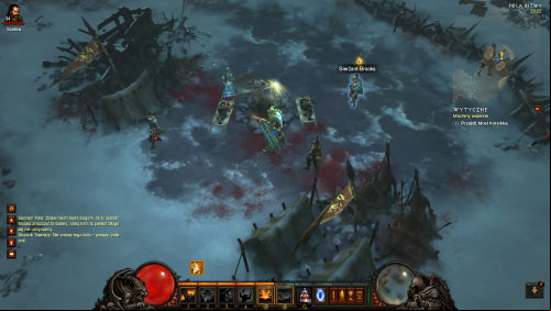 You may find a camp while exploring The Battlefields and youll know that its the right one if you encounter Sergeant Brooks - Treating the Wounded - Events - Diablo III Game Guide
