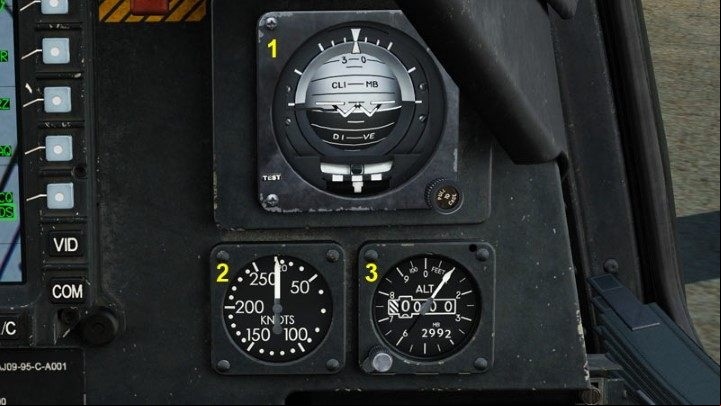 If the HDU helmet display fails, you will be able to use traditional analog on-board instruments - DCS AH-64D Apache: Pilot/G Cockpits and Controls - Basics - DCS AH-64 Apache Guide
