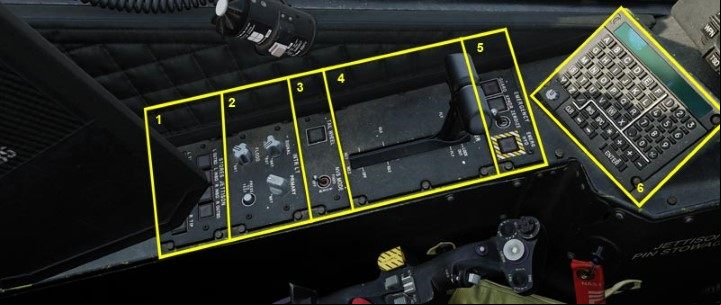 Right console - DCS AH-64D Apache: Pilot/G Cockpits and Controls - Basics - DCS AH-64 Apache Guide