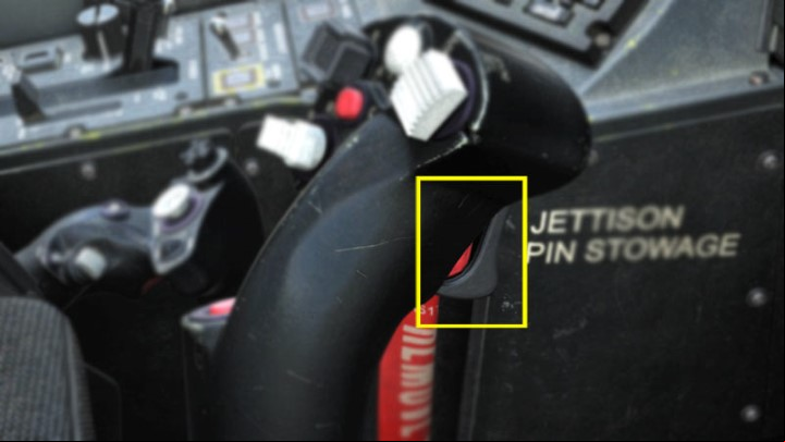 Note: In the AH-64D Apache, the stick has a TRIGGER GUARD cover - DCS AH-64D Apache: Pilot/G Cockpits and Controls - Basics - DCS AH-64 Apache Guide