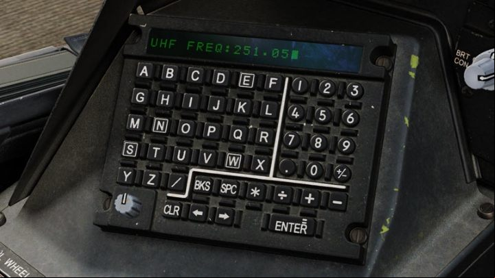 Enter the desired frequency on the keyboard and confirm with ENTER - DCS AH-64D Apache: Radio Communication - how to use radios? - Systems and Sensors - DCS AH-64 Apache Guide