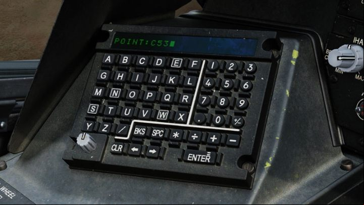 enter the point number on the Keyboard Unit, e - DCS AH-64D Apache: Basic GPS Navigation and map points - Flight and Navigation - DCS AH-64 Apache Guide