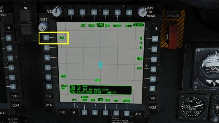 Press NOW to save the point - DCS AH-64D Apache: Basic GPS Navigation and map points - Flight and Navigation - DCS AH-64 Apache Guide