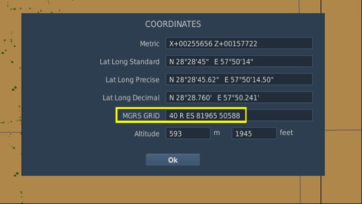 Note that the Apache computer reads MGRS coordinates in 8 digits, not 10 digits as it is displayed in DCS World mission editor - DCS AH-64D Apache: Basic GPS Navigation and map points - Flight and Navigation - DCS AH-64 Apache Guide