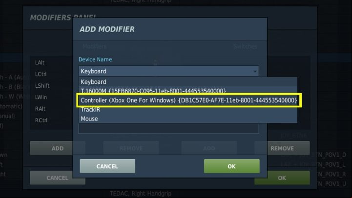 Select your controller name from the list of devices - TADS - Target Acquisition and Designation Sight - Systems and Sensors - DCS AH-64 Apache Guide