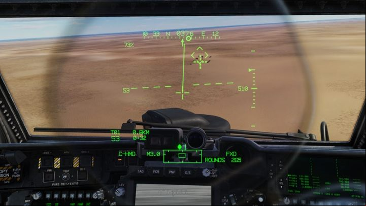 Shooting in the FXD mode is possible, as long as you take controls from the pilot with the REQUEST AIRCRAFT CONTROL keys - by default C key - DCS AH-64D Apache: M230 30mm Chain Gun AWS - Weapons Employment - DCS AH-64 Apache Guide