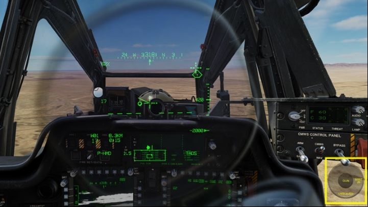 Enable the George AI Helper interface (LCtrl V by default) - DCS AH-64D Apache: AGM-114K Hellfire II Missile - Weapons Employment - DCS AH-64 Apache Guide