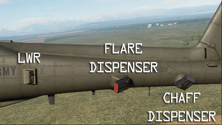 ASE - Aircraft Survivability Equipment contains ive and active defense systems to ensure aircraft's survivability on the battlefield - DCS AH-64D Apache: ASE - Aircraft Survivability Equipment - Systems and Sensors - DCS AH-64 Apache Guide