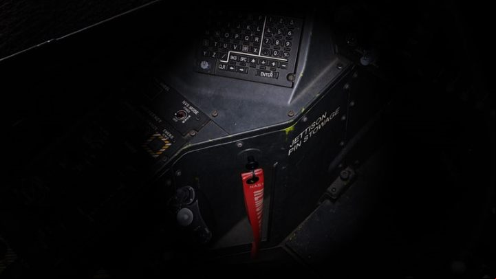 When entering a cold and dark cockpit, first you can switch on a flashlight with the LAlt + L keys - DCS AH-64D Apache: PNVS - Pilot Night Vision System - how to use night vision? - Systems and Sensors - DCS AH-64 Apache Guide