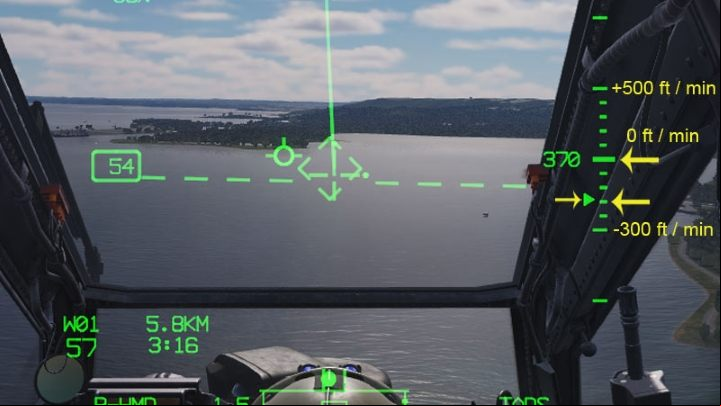 The rate of descent in feet per minute is also very important when descending - DCS AH-64D Apache: Landing - Flight and Navigation - DCS AH-64 Apache Guide