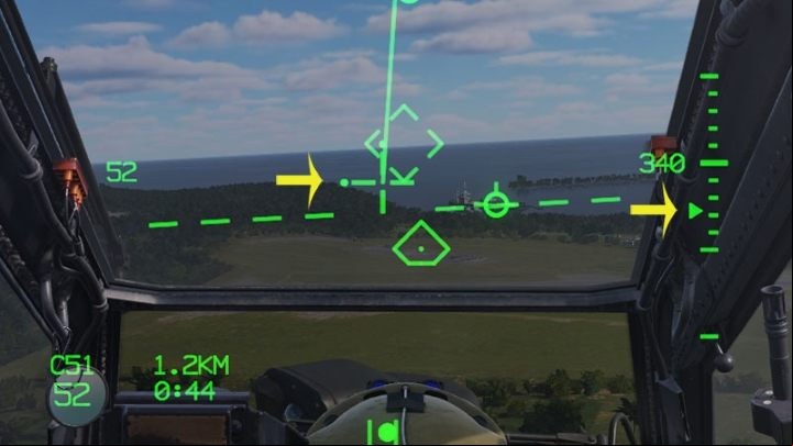 The cyclic and the collective have a direct impact on each other - DCS AH-64D Apache: Landing - Flight and Navigation - DCS AH-64 Apache Guide
