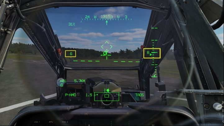 Above the touchdown spot, speed should now be less than 5 knots, and altitude should be just a few feet - DCS AH-64D Apache: Landing - Flight and Navigation - DCS AH-64 Apache Guide