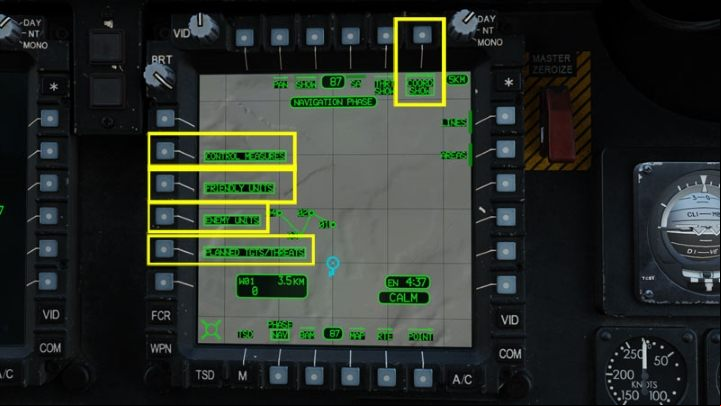 COORD SHOW options - DCS AH-64D Apache: TSD - Tactical Situation Display - Systems and Sensors - DCS AH-64 Apache Guide