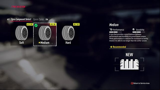 to change tires before each race. The medium mixture is recommended at the beginning. - Career and Rallycross modes in DiRT Rally 2.0 - Basics - DiRT Rally 2.0 Guide