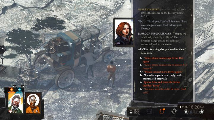 The next phase of the task happens at Kim's car (as a reminder - it is parked south of Whirling-in-Rags hostel) - Disco Elysium: Dead body on the boardwalk - walkthrough - Second crime scene - Disco Elysium Guide