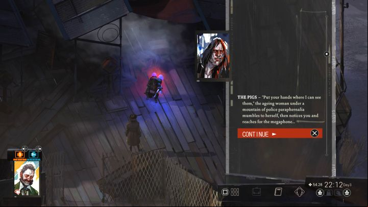 The meeting with Pigs is possible only between 22:00-2:00 hours - Disco Elysium: Confront the Pigs and get your gun back - walkthrough - Personal - Disco Elysium Guide