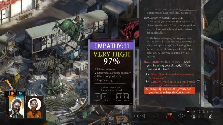 You will make with the Archer airship - Disco Elysium: Take on La Responsabilite - walkthrough - Political tasks - Disco Elysium Guide